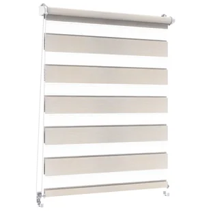 Roleta dzień noc Naturale Click 78.5 x 140 cm beżowa - Rolety - miniaturka - grafika 1