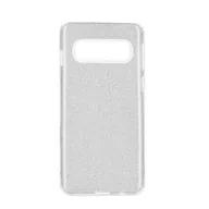 Etui i futerały do telefonów - Etui Shining Samsung Galaxy S10 Plus Srebrny - miniaturka - grafika 1