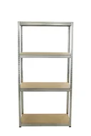 Szafy i regały magazynowe - Regał Helios magazynowy metalowy HZZ_180X090X35_4_400 ilość półek 4 nośność 400 kg / Wamar-Sosenka - miniaturka - grafika 1