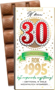 CZEKOLADA 423 Urodziny 30 (cyfry, roczniki) - Czekolada - miniaturka - grafika 1