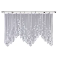 Firany - Firanka żakardowa NELA 300 x 120 cm biały - miniaturka - grafika 1