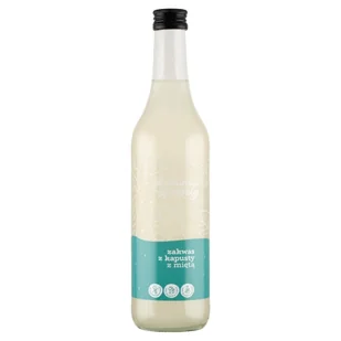 Kiszone Specjały Zakwas z kapusty z miętą 500 ml - Bakalie - miniaturka - grafika 1