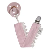 Akcesoria do smoczków - Pom Pom - Zawieszka Do Smoczka Pacifier Holder Boho Leo Rose - miniaturka - grafika 1