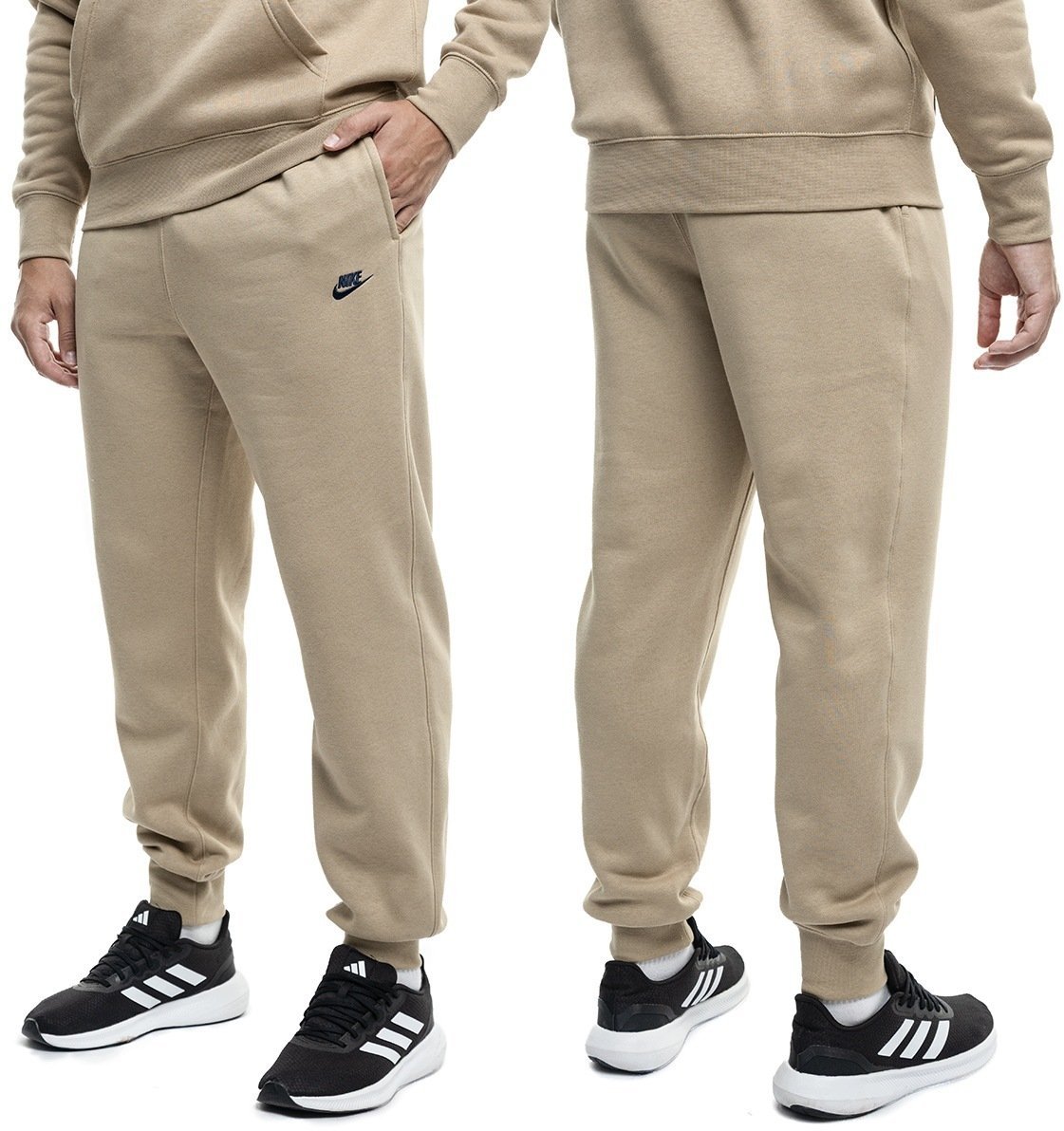 Nike Spodnie męskie Club BB Jogger beżowe FN3787 298 L