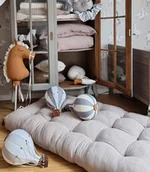 Kołdry i poduszki dla dzieci - Ręcznie pikowany materac do zabawy Taupe - miniaturka - grafika 1