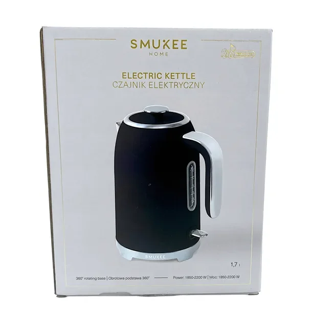 Smukee Vintage Czajnik elektryczny 1,7L 1850-2200W Czarny