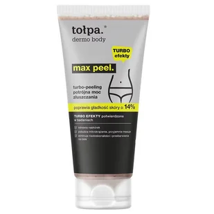 Tołpa Dermo Body Max Peel turbo-peeling potrójna moc złuszczania 200ml - Peelingi do ciała - miniaturka - grafika 1