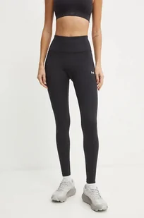 Under Armour legginsy treningowe Motion EMEA kolor czarny gładkie 1388649 - Legginsy - miniaturka - grafika 1