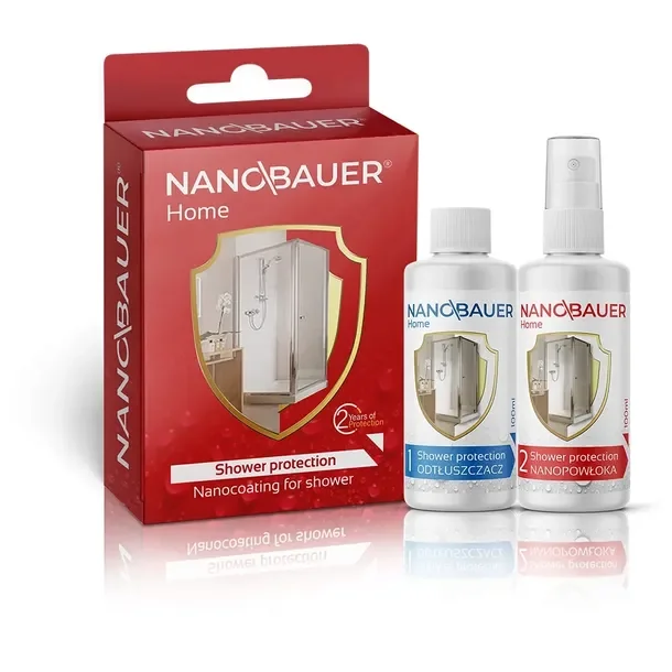 Impregnat do kabin prysznicowych szkła NANOBAUER Shower Protect 100ml