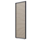 Kratki i pergole - Panel żaluzjowy poziomy do pergoli ELEGANCE/DELUXE/FUSION 1m Woodgrain - Gutroof - miniaturka - grafika 1