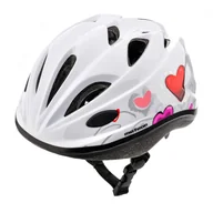 Kaski rowerowe - Modi Rowerowy Dziecięcy Meteor KS07 Hearts M 52-56 - miniaturka - grafika 1