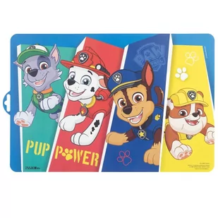 Podkładka mata na stół 28x43cm Psi Patrol PUP Power - Podkładki na biurko - miniaturka - grafika 1