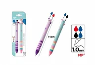 Długopisy - Długopis ścieralny dwukolor. jelonek i myszka 2szt - miniaturka - grafika 1