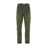 Spodnie sportowe męskie - Męskie zimowe spodnie trekkingowe Fjallraven Keb Agile Winter Trousers Regular deep forest/laurel green - 46 - miniaturka - grafika 1