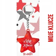 Breloczki dla dzieci - Brelok Gwiazdka Moje Klucze - Be-Happy Gifts - miniaturka - grafika 1