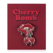 Dodatki do ubrań - Pin Cherry Bomb - miniaturka - grafika 1