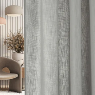 Zasłona na taśmie marszczącej strukturalna szara 140 x 280 cm 1 szt. - Zasłony Zasłona na taśmie marszczącej strukturalna szara 140 x 280 cm 1 szt. - Zasłony - miniaturka - grafika 1