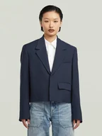 Marynarki i żakiety damskie - G-Star Blezer w kolorze granatowym - miniaturka - grafika 1