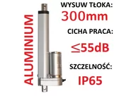 Napędy i siłowniki do bram - SIŁOWNIK ELEKTRYCZNY 12V SILNIK LINIOWY 300mm 1000N - miniaturka - grafika 1