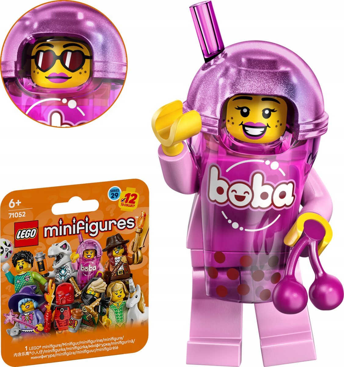 LEGO Minifigures 71052 Seria 29 MIŁOŚNICZKA BUBBLE TEA col29-5