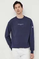 Bluzy męskie - North Sails bluza bawełniana męska kolor granatowy z nadrukiem - miniaturka - grafika 1