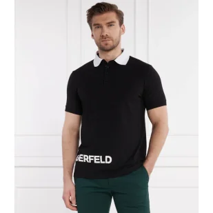 Karl Lagerfeld Polo | Regular Fit - Koszule męskie - miniaturka - grafika 1