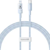 Kable USB - Kabel Baseus Gem USB C-IP 20W 1m (niebieski) - miniaturka - grafika 1