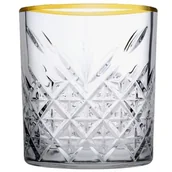 Szklanki - Komplet szklanek niskich PASABAHCE Timeless Gold 420ml - miniaturka - grafika 1