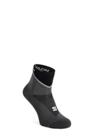 Skarpetki i podkolanówki sportowe - Skarpety biegowe Salomon Pulse Ankle - black/monument/magnet - miniaturka - grafika 1