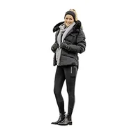 Legginsy - USG 10060004-130-011 "Alexandra" damskie zimowe legginsy jeździeckie, szare, rozmiar: 11 - miniaturka - grafika 1