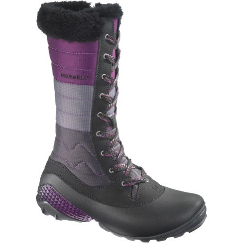 Merrell Damskie buty zimowe zimowe, czarny - czarny Black - 37.5 EU