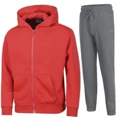 Dresy męskie - 4F OCIEPLANY CHĹOPIÄCY DRES KOMPLET BLUZA ROZPINANA SPODNIE / rozm 164 - miniaturka - grafika 1