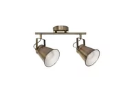 Lampy sufitowe - Britop Tekla lampa sufitowa (spot) 2-punktowa patyna 2742211 - miniaturka - grafika 1
