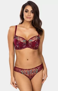 C511 Sansa figi tanga, Kolor bordowy, Rozmiar 2XL, Ewa Bien - Primodo.com - Majtki damskie - miniaturka - grafika 1