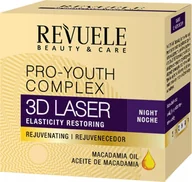 Kremy do twarzy - Krem do twarzy na noc / Revuele 3D Laser Pro-Youth Complex Night Cream (50 ml) - miniaturka - grafika 1