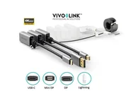 Adaptery i przejściówki - Vivolink PROADRING13S adapter kablowy HDMI Aluminium - miniaturka - grafika 1