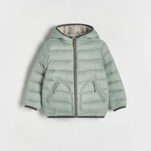Reserved - Pikowana kurtka z ociepleniem - Zielony - Kurtki i płaszcze dla chłopców - miniaturka - grafika 1