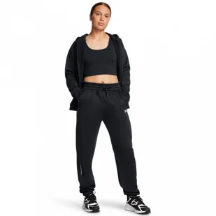 Damskie spodnie treningowe Under Armour UA Armour Fleece Pro Gym Pt - czarne - Spodnie damskie - miniaturka - grafika 1