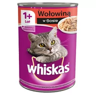 Mokra karma dla kotów - Whiskas Wołowina Puszka 400G - miniaturka - grafika 1