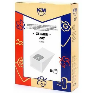 K&M Worek do odkurzacza Z07 (5 sztuk) - Worki do odkurzaczy - miniaturka - grafika 1