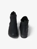 Botki damskie - TOM TAILOR Damskie sztyblety 7997303, Czarny Black 00001, 42 EU - miniaturka - grafika 1