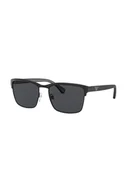 Okulary przeciwsłoneczne - Emporio Armani okulary przeciwsłoneczne męskie kolor czarny - miniaturka - grafika 1