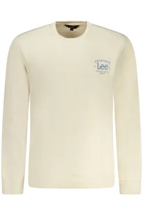 BLUZA MĘSKA LEE Z ROZPINANYM SZYBĄ BEŻOWA - Bluzy męskie - miniaturka - grafika 1