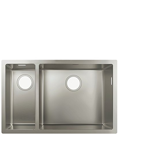 Hansgrohe S71 Zlewozmywak stalowy póltorakomorowy 70,5x45 cm stal szlachetna 43429800