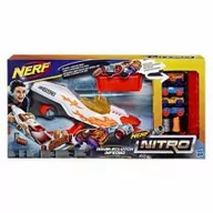 Zabawki militarne - Nerf Nitro Doubleclutch Inferno Podwójna Wyrzutnia Samochodzików 5+ Hasbro - miniaturka - grafika 1