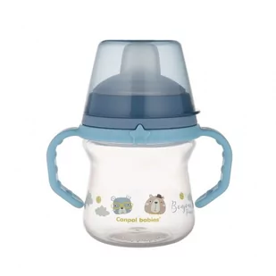 Kubek niekapek z silikonowym ustnikiem Bonjour Paris 150ml Blue - Kubki dla dzieci - miniaturka - grafika 2