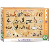 Puzzle - Eurographics Puzzle 500 Yoga is a Family Activity 6500-5354 - - miniaturka - grafika 1