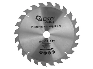Geko G00148 piła tarczowa do cięcia drewna 300x32 mm 24 zęby - Tarcze do pił - miniaturka - grafika 1