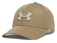 Czapki damskie - Czapka Under Armour męska BLITZING ADJ CAP z daszkiem Beżowa - miniaturka - grafika 1