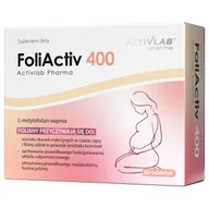 Witaminy i minerały - Activlab Pharma FoliActiv 400, 60 tabletek - miniaturka - grafika 1